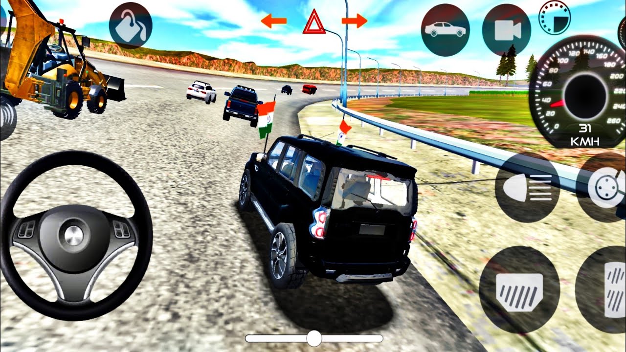 New Bkack Scorpio Game 🖤 New Map 4 X 4 Scorpio Game | Dollar DJ ( Song ) Sidhu Mushewala Gameplay🚗