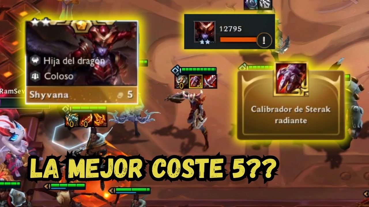 📌 La MEJOR COSTE 5 del Set? 😱 SHYVANA está DESCONTROLADA en TFT Set 16