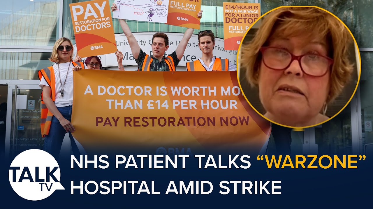 NHS Patients Talks 'Horrendous' Experience Of 'Warzone' Hospital Amid NHS Strike
