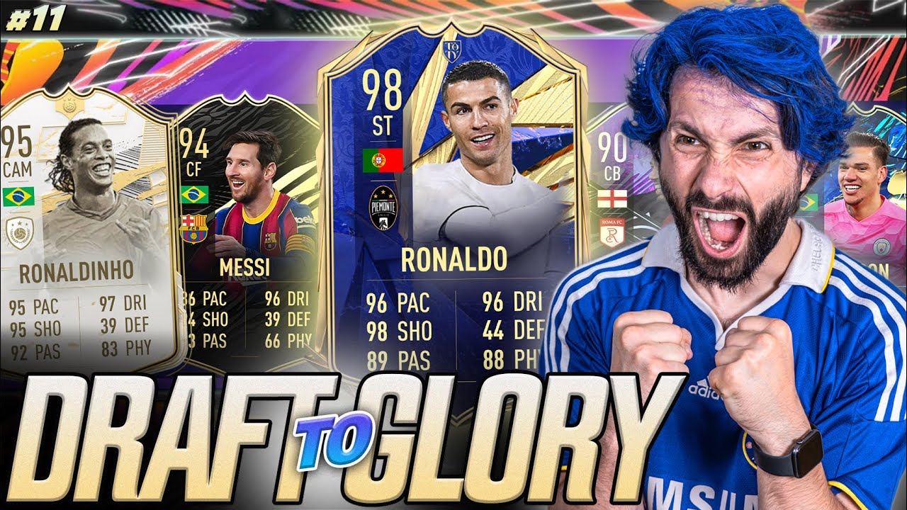 OMG! Ronaldinho & Messi & Ronaldo - NAJBOLJI draft ikada! Draft To Glory #11 FIFA 21