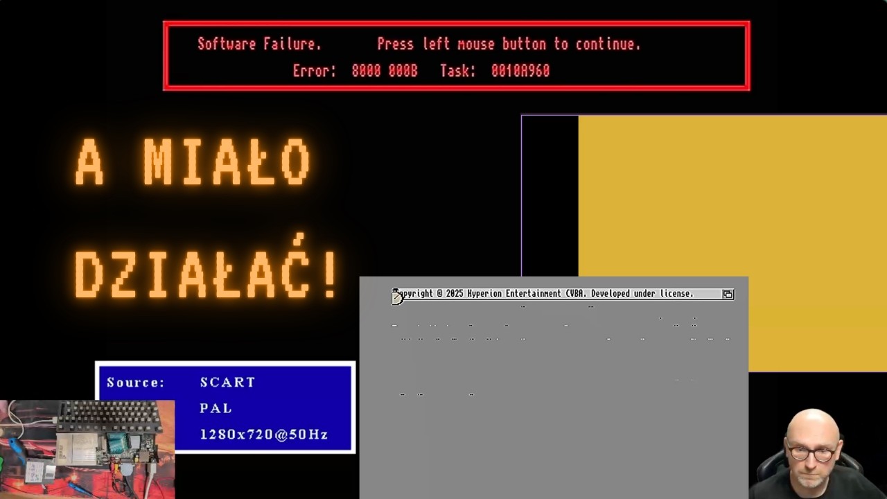 Miało być tak pięknie... Ratuję Amigę 600 (Kicstart 3.2.3 + SD)