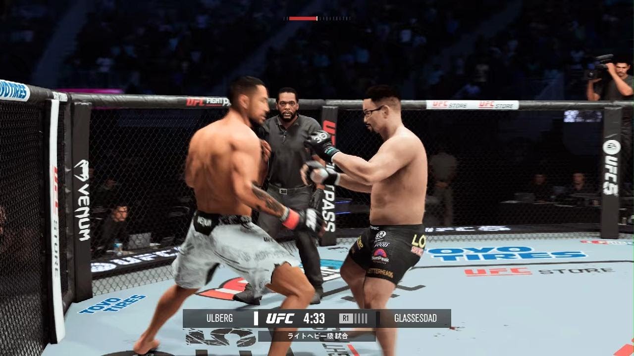 EA SPORTS UFC 5_カーロス アルバーグ vs.眼鏡父ちゃん  Carlos Ulberg vs. Glasses Dad