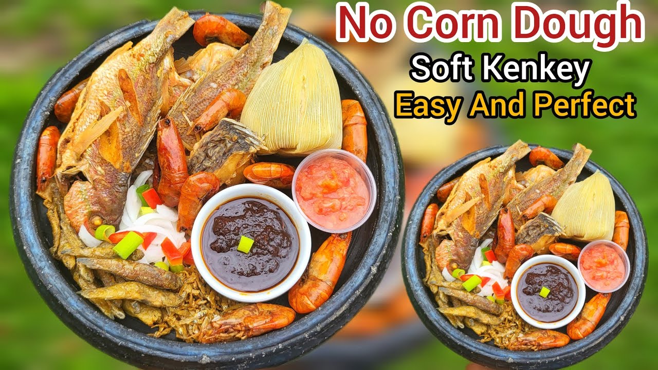GA kenkey made with corn flour/ how to prepare authentic GA kenkey @ExhibitingMummysRecipes