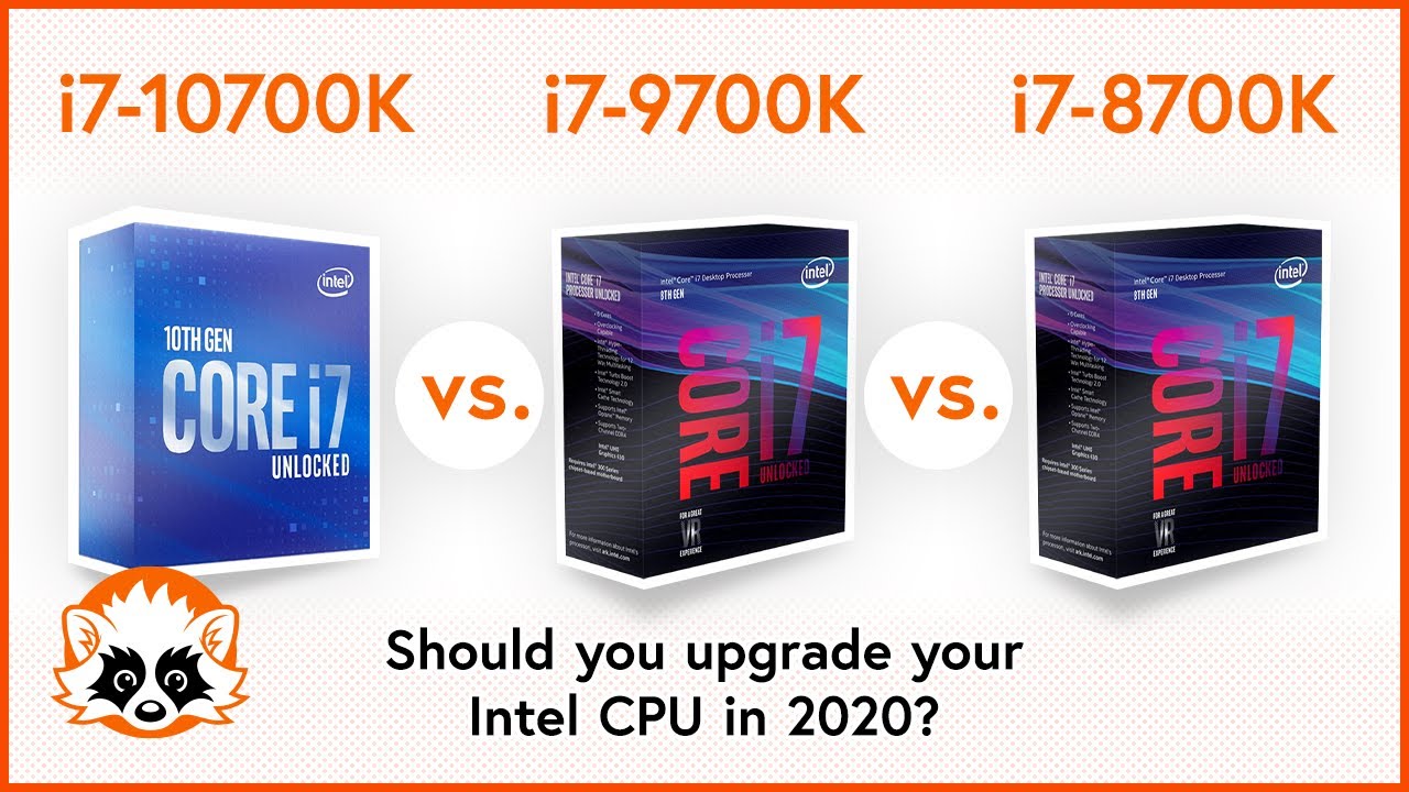 Intel Core i7 10700K vs. i7 9700K vs. i7 8700K - Should you upgrade your Intel CPU?