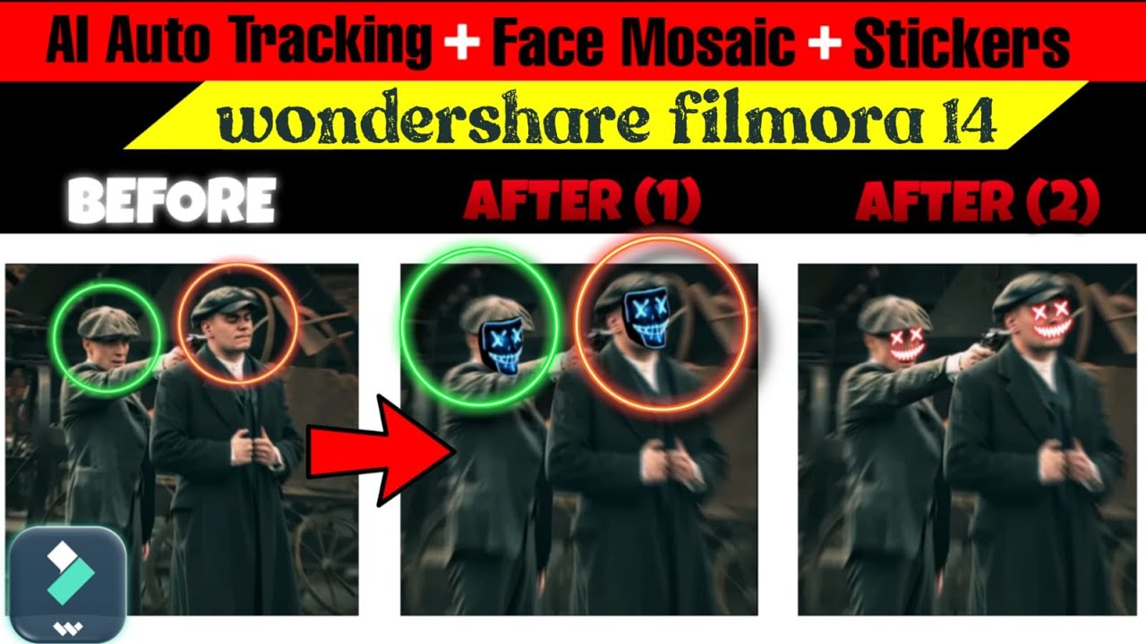 Mosaic effect & Face Tracking Effect in Filmora 14 | blur effect filmora 14 | Tech Geek Insider