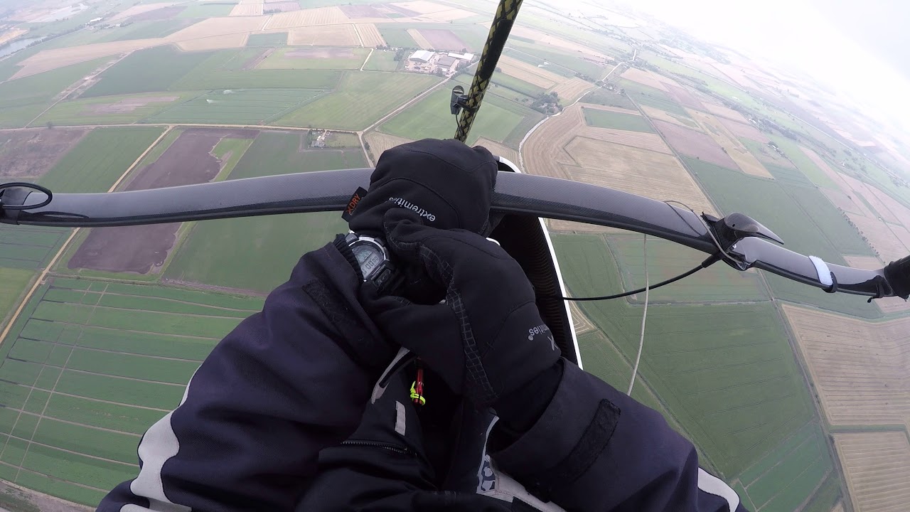 Flight test of the Ego trike/ATOS rigid wing hang-glider