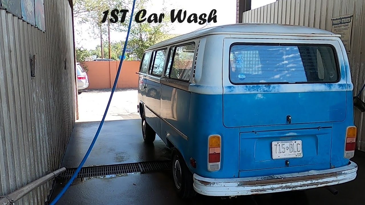 VW Bus Gets First Wash In 30 YEARS!!!