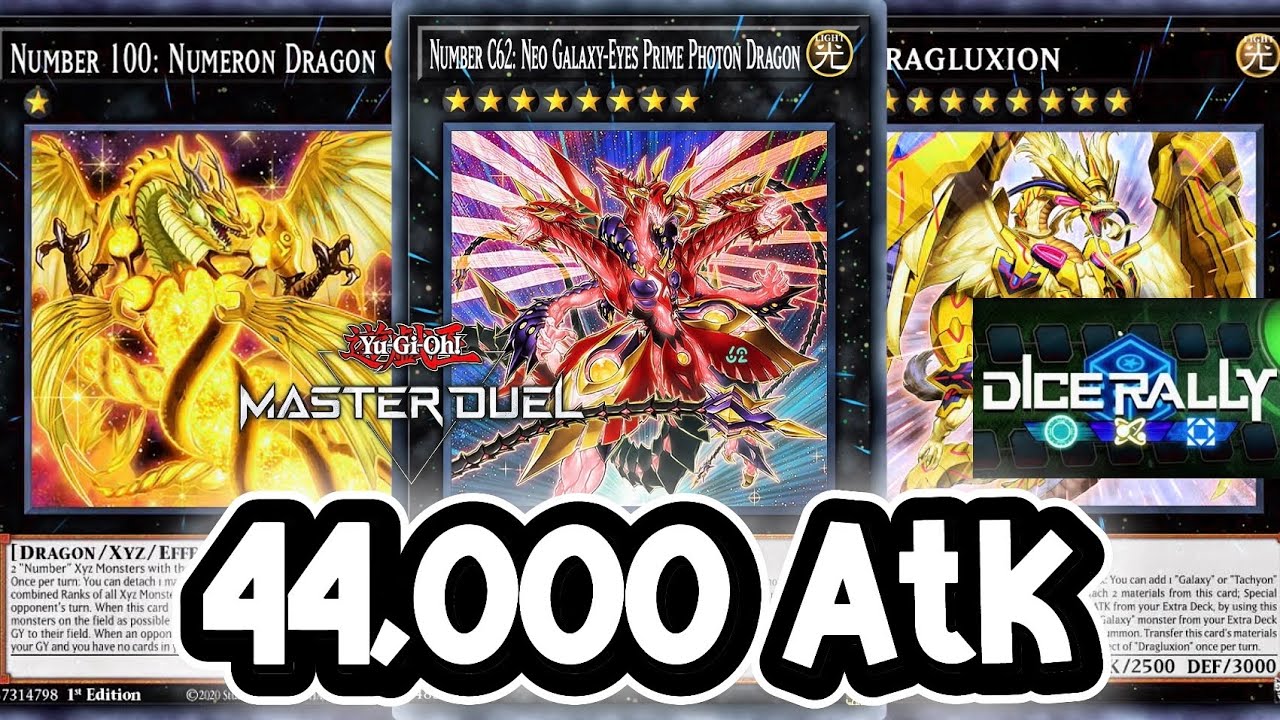 NEO GALAXY-EYES TACHYON-PRIME PHOTON OTK Deck, +44,000 Atk One Attack for DICE RALLY [Master Duel]