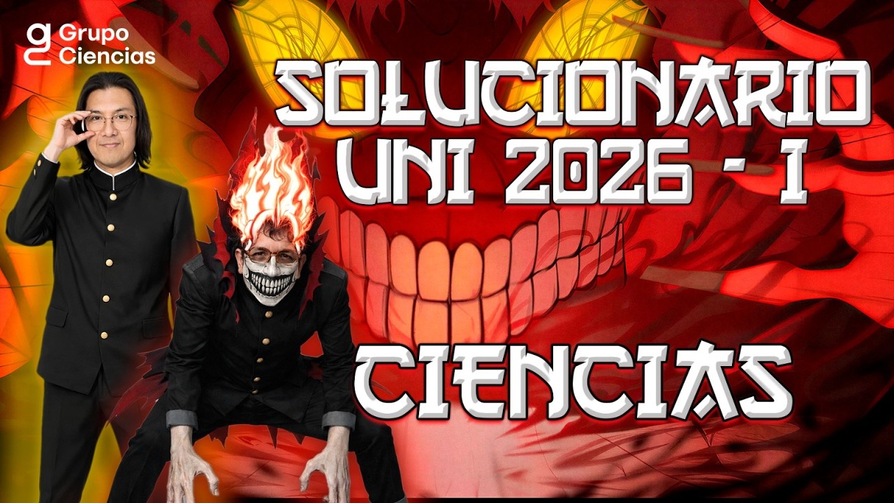 SOLUCIONARIO UNI 2026-I ✨📢 CIENCIAS✨ [EN VIVO]