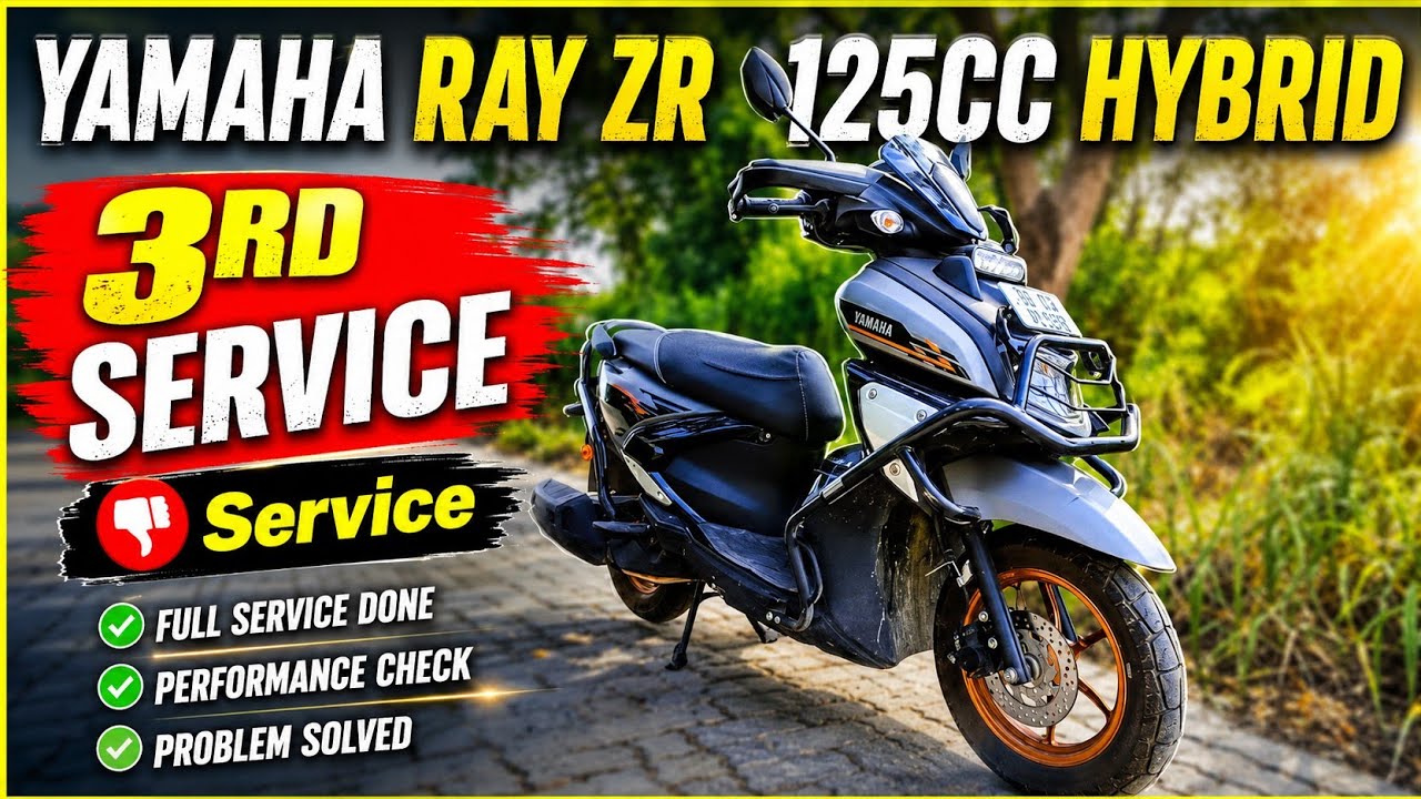 Yamaha Ray zr 125cc | Yamaha Ray zr 125cc hybrid 3rd service @PErfecTDream03 