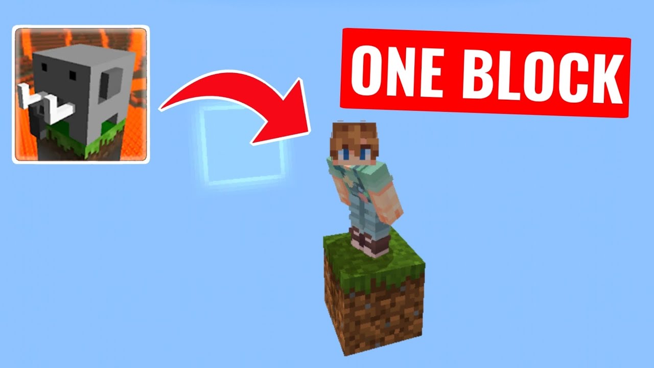 How To PLAY ONE BLOCK In CRAFTSMAN Building Craft?!?!