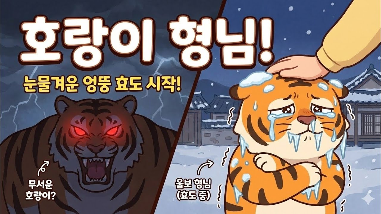 🐯호랑이 형님 | 눈물겨운 효도 이야기 | 엉뚱호랑이 03화