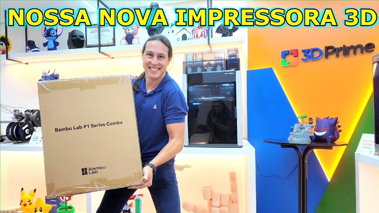 VISITAMOS UMA FÁBRICA DE FILAMENTOS E GANHAMOS UMA IMPRESSORA 3D CABINADA SUPER PODEROSA 