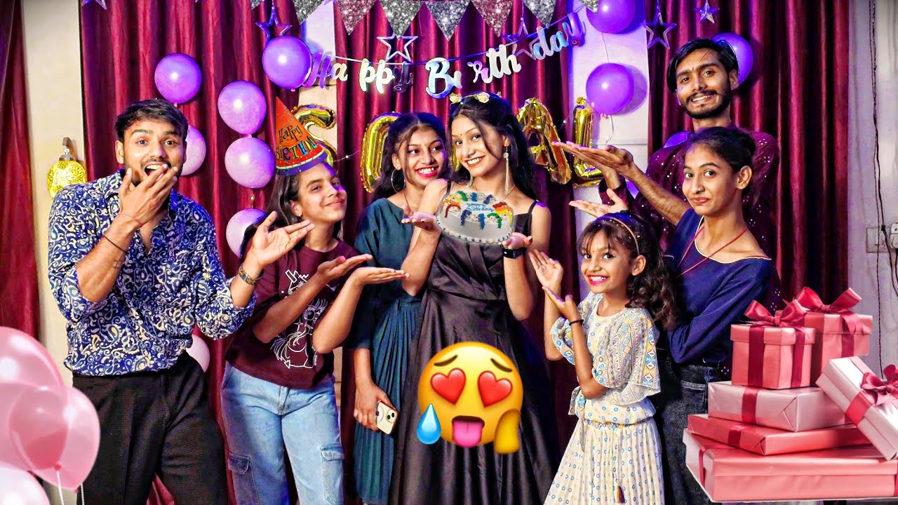 Sonal ke lie birthday surprise 😳 birthday gifts 🎁  celebration 🍾