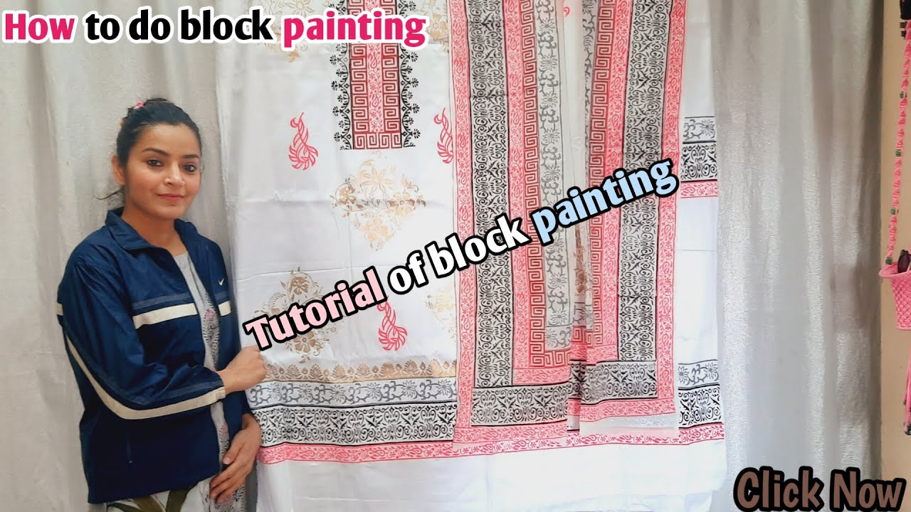 Block painting | Tutorial | Block painting tutorial | Blocks | Painting | Suit painting |