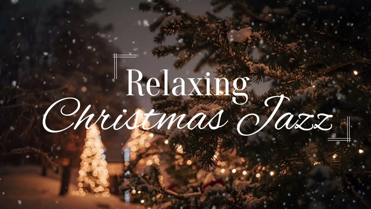 Relaxing Christmas Jazz Music 🎄 Cozy Holiday Café Ambience for Relax, Study & Work