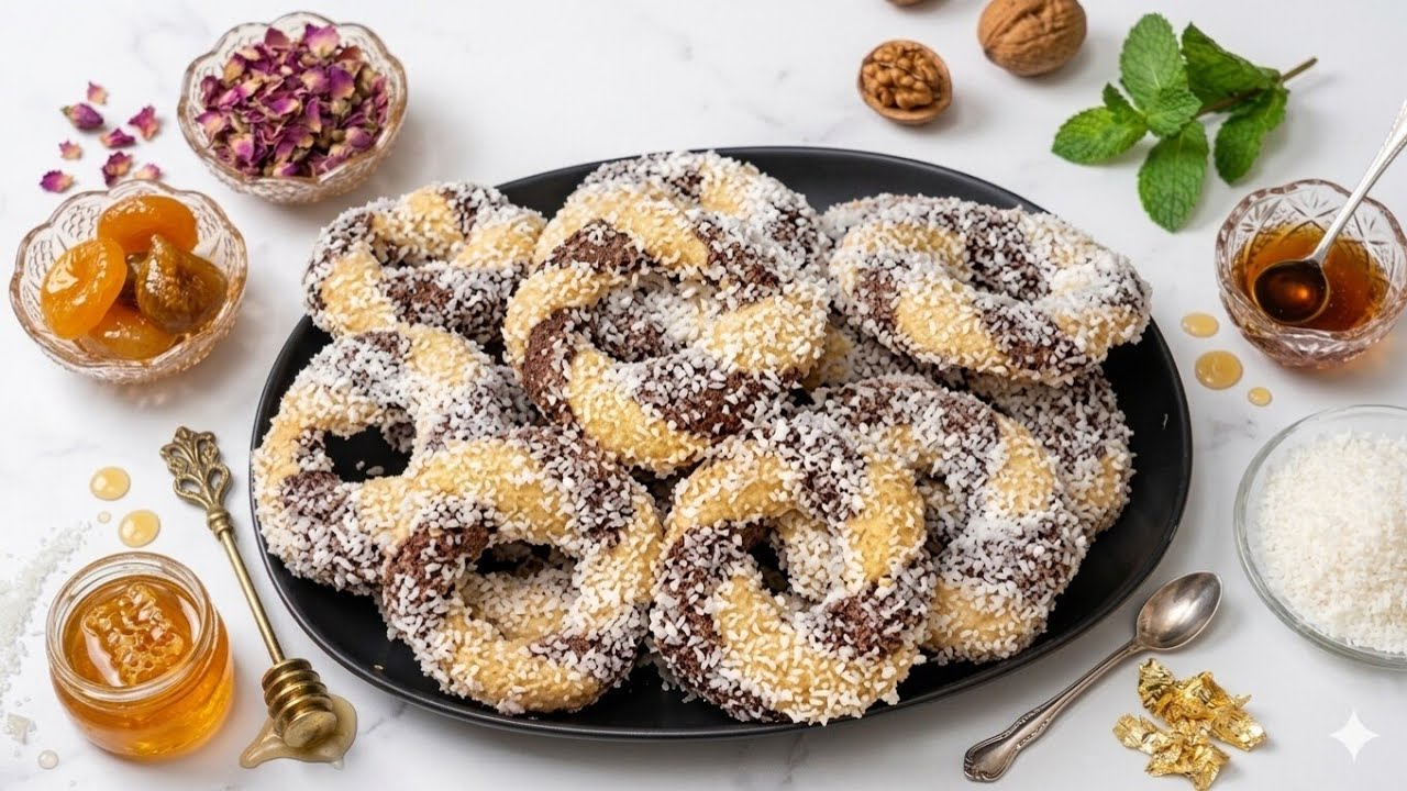 الكعك الملون المعسل ( ليبيا )