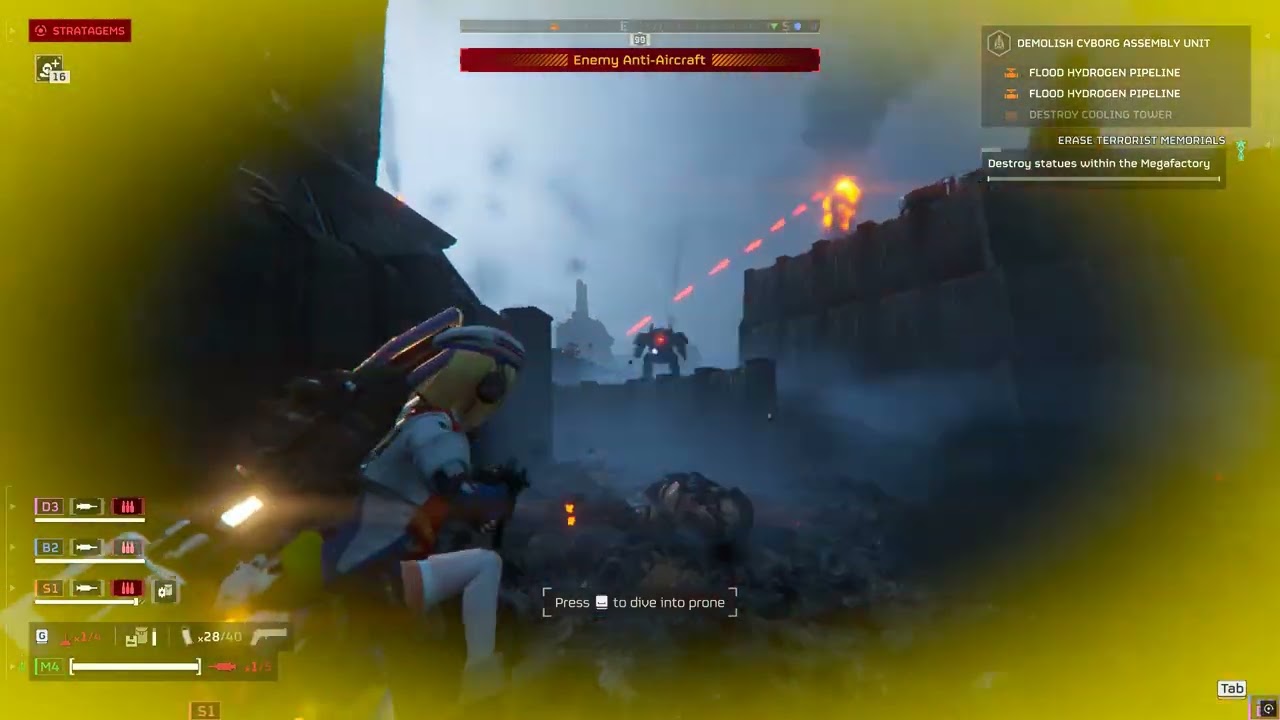 HELLDIVERS 2 Lumine Cyborg luminance.
