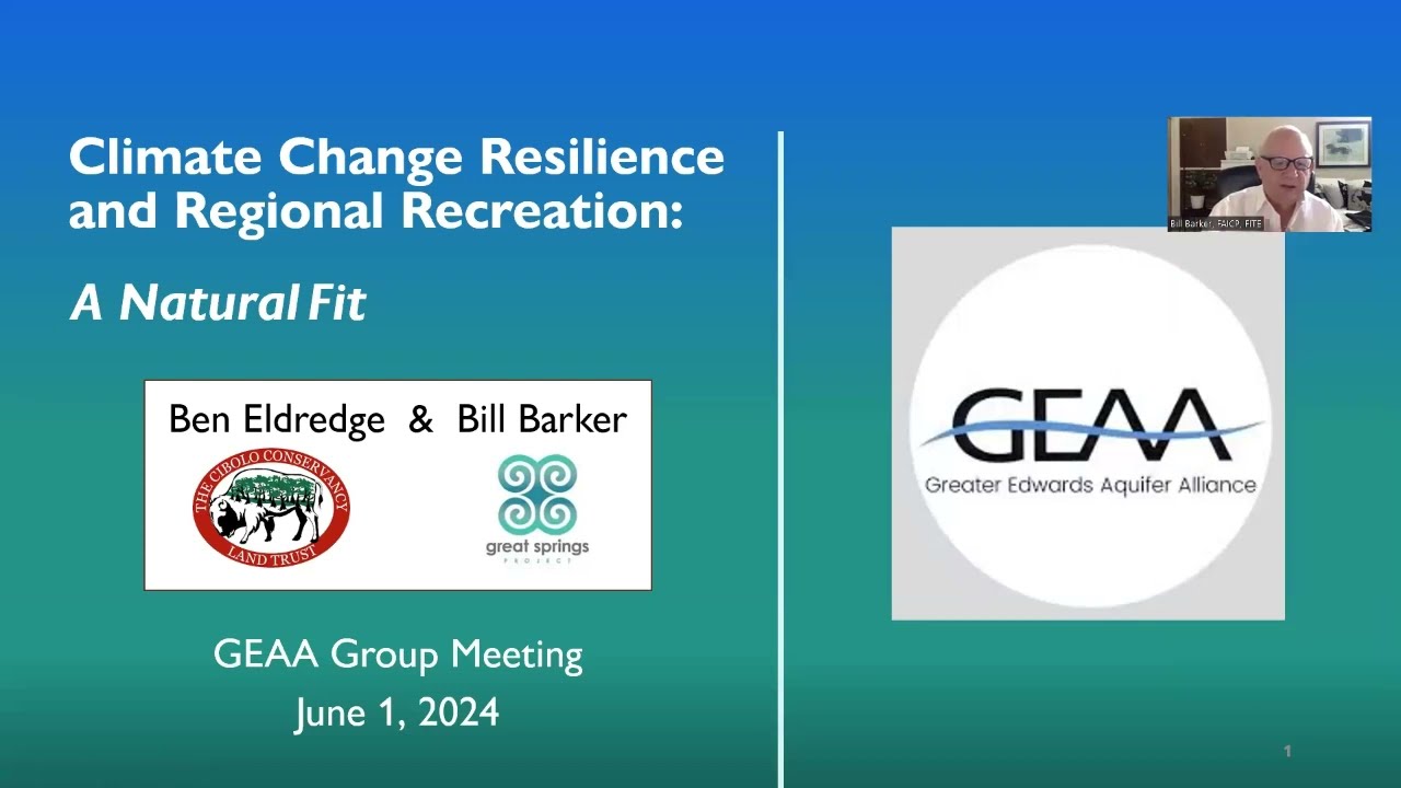 GEAA Member Group Mtg (Barker Eldridge Climate Change Resilience & Regional Recreation talk) 6-1-24