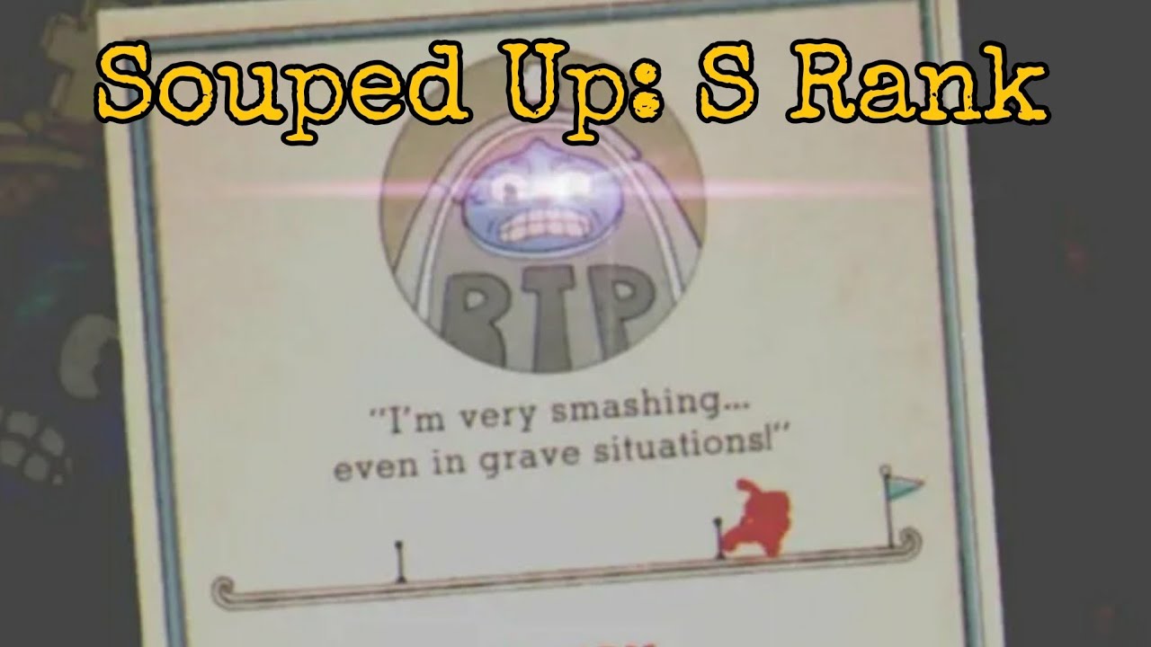 Cuphead: Souped Up mod - Goopy Le Grande buff S Rank (hitless)