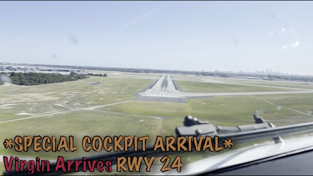 *SPECIAL COCKPIT ARRIVAL* Virgin Australia [VH-VUI] Arrives RWY 24 at Perth Airport
