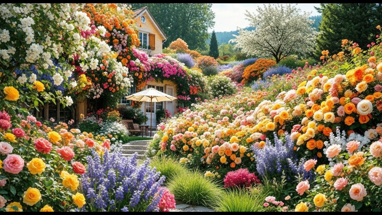 Touch Your Dream – A Magical Flower Garden Filled with Colors Is Waiting for You to Explore!