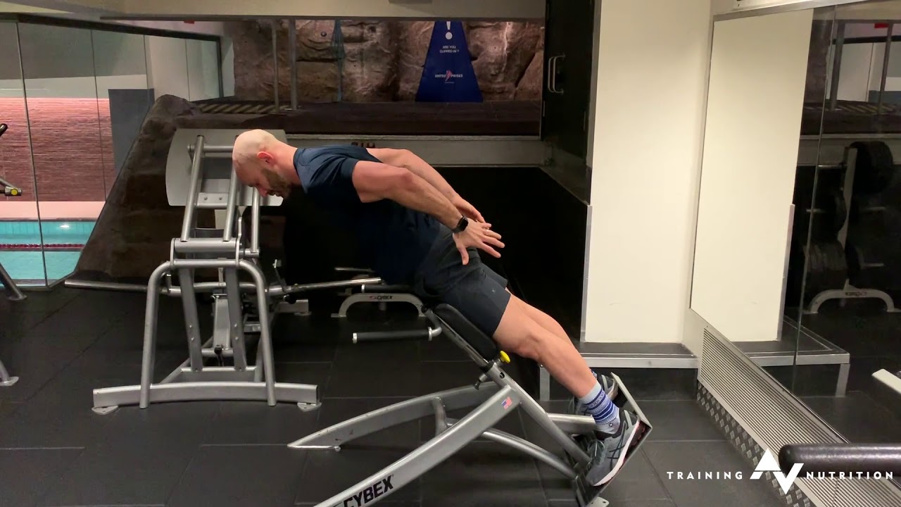 Back extension machine - hip extension