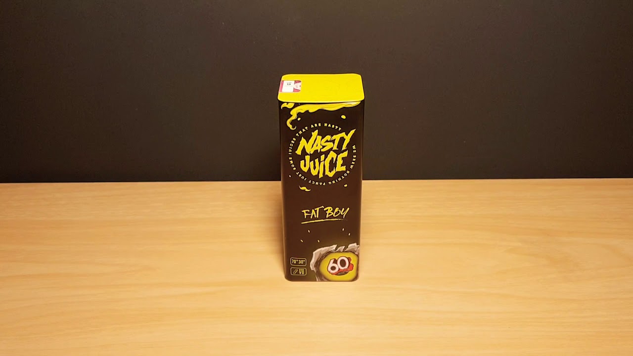 รีวิวน้ำยาบุหรี่ไฟฟ้าค่าย Nasty Juice กลิ่น Fat boy