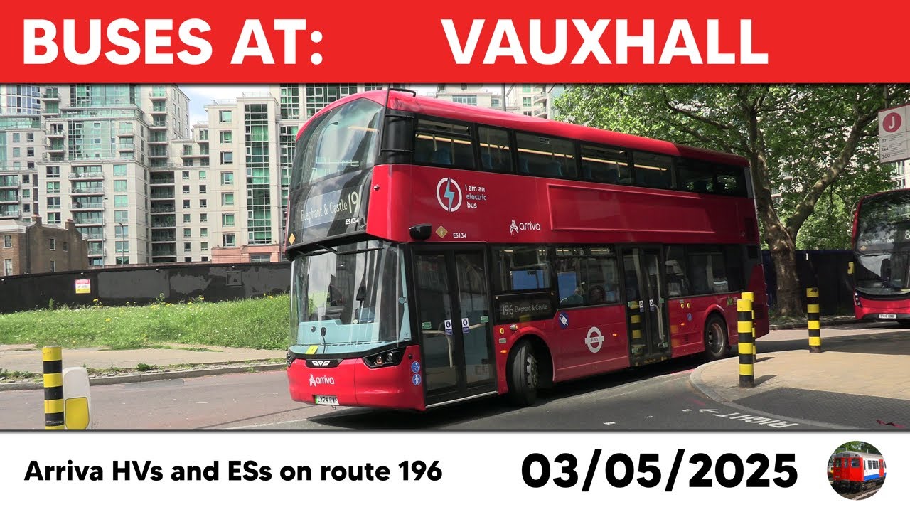 London buses at Vauxhall 03/05/2025