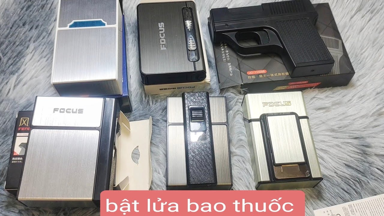 Tổng hợp 5 mẫu Bật Lửa Bao Thuốc Lá | Bật lửa giá rẻ | Sđt + Zalo: 0375673715