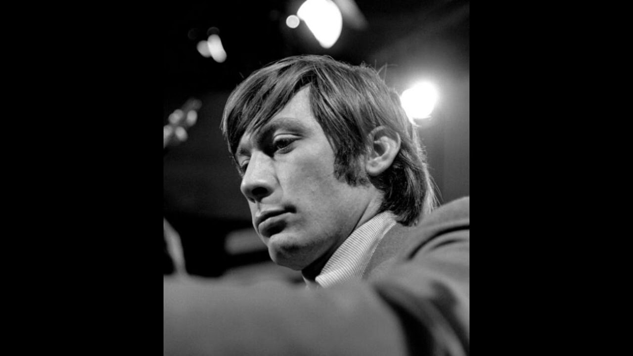 Charlie Watts plays a psychedelic version of Bo Diddley drumming beat on Please Go Home