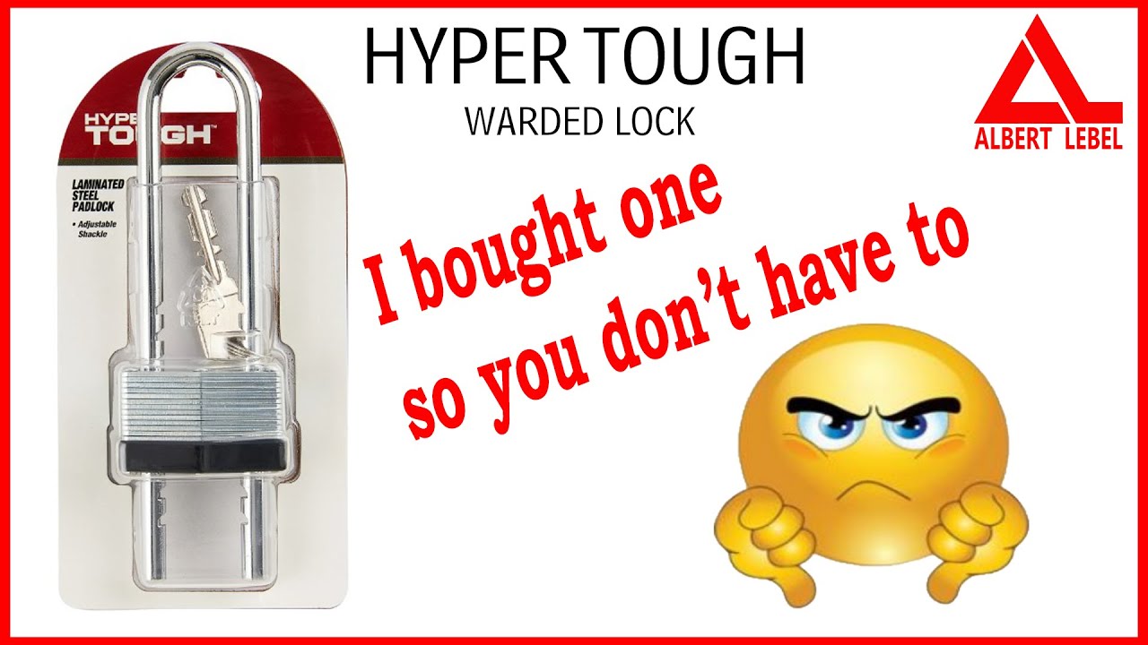 [574] HYPER TOUGH warded lock
