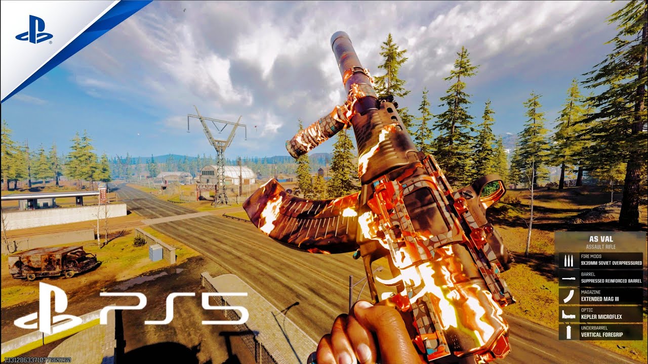 Warzone - AS VAL Season 5 verdansk | 4K Gameplay PS5
