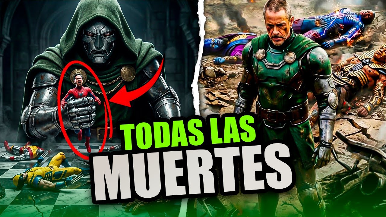 💔 Las muertes MÁS DEVASTADORAS que veremos en AVENGERS DOOMSDAY (nadie está a salvo)😢