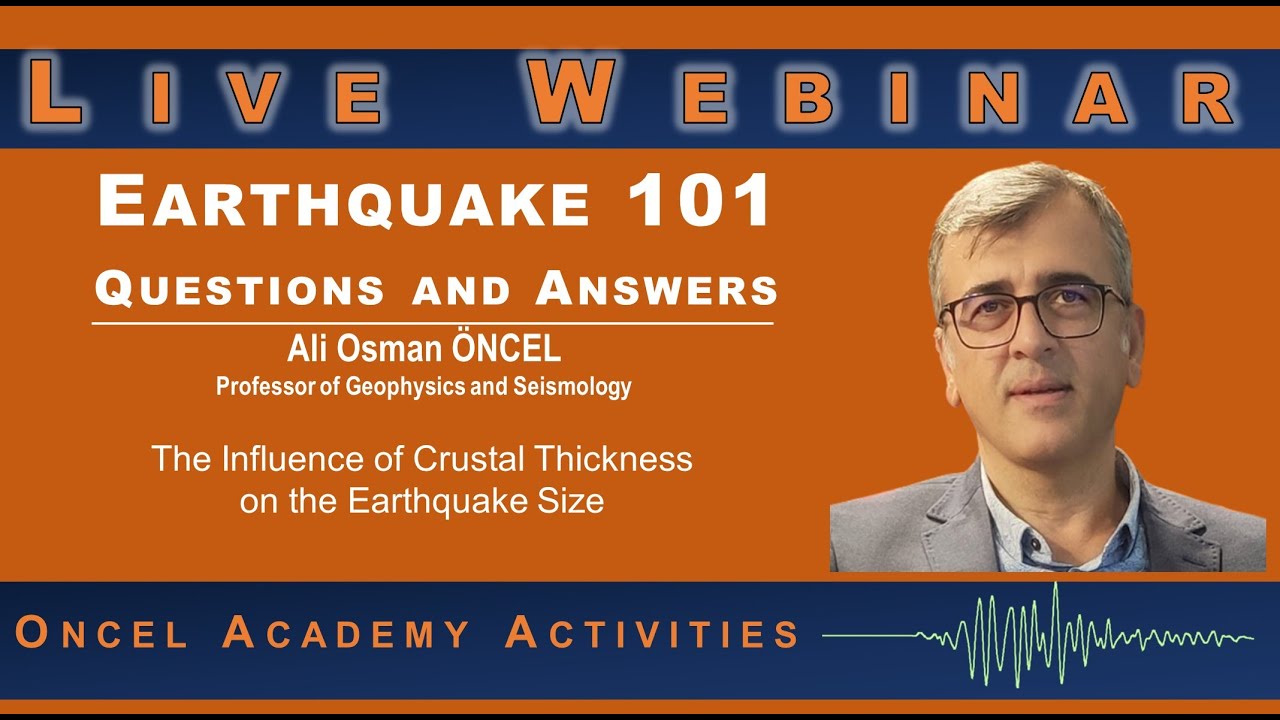 İstatistiksel Sismoloji 101 I Ali Osman &Ouml;NCEL
