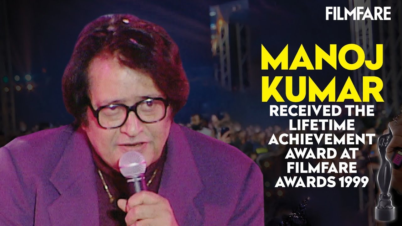Посвящение Маноджу Кумару: его сильные слова на церемонии вручения премии Filmfare Awards 1999