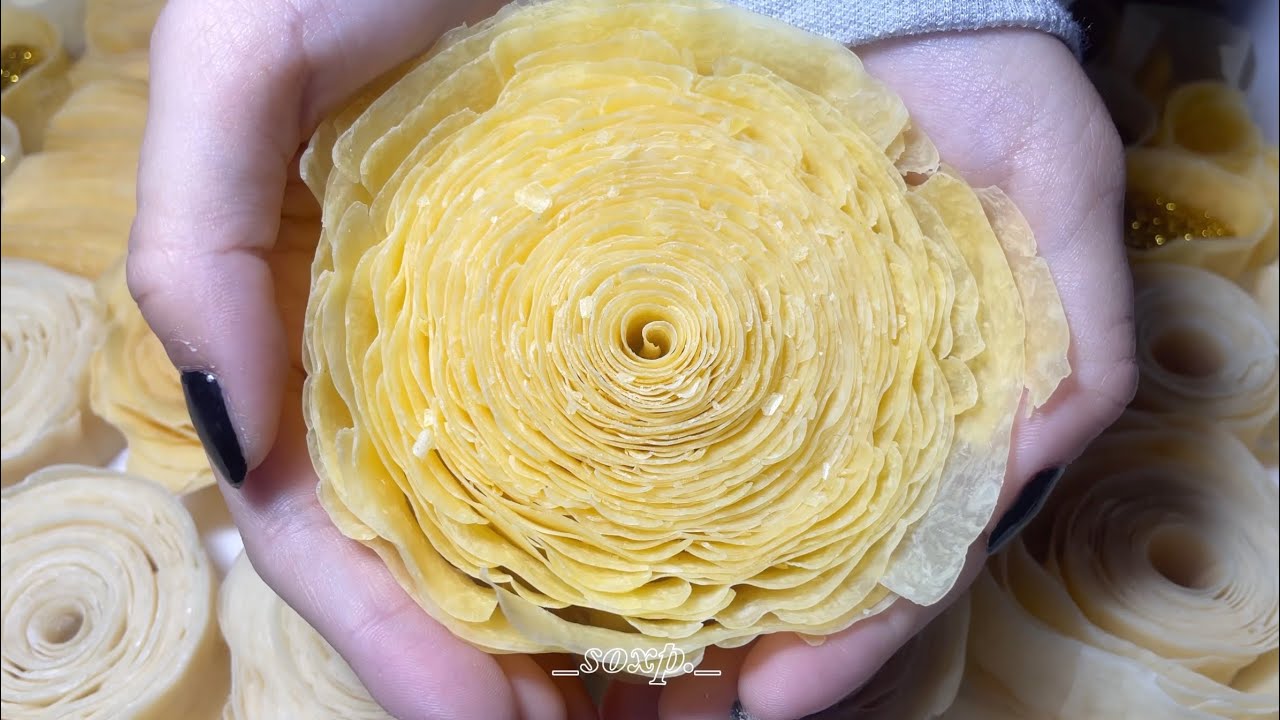 ASMR Golden Soap Rose Crushing 💫 | Extremely Satisfying Sounds | No Talking, Sleep & Stress Relief