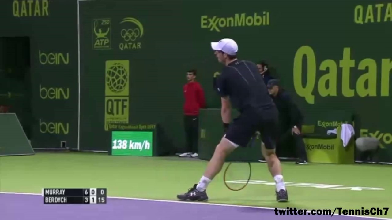 Andy Murray vs Tomas Berdych Highlights DOHA 2017