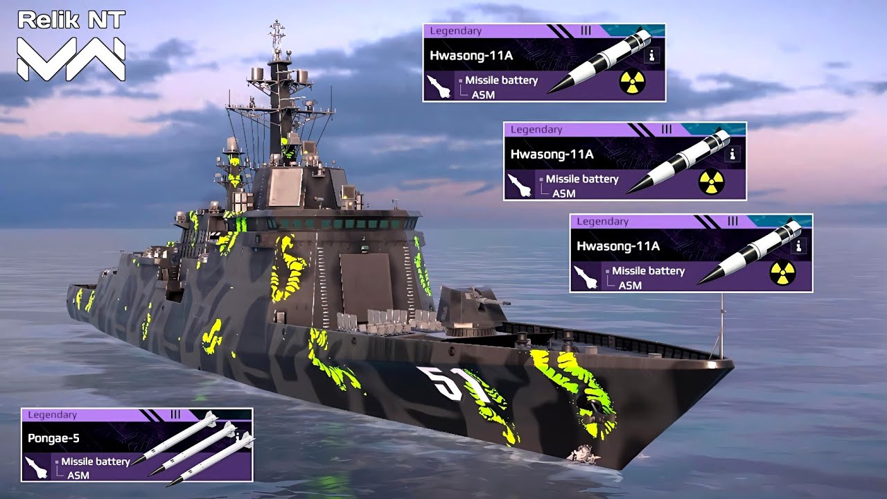 KPN Choe Hyon - Upcoming New Event Reward - Modern Warships Gameplay 