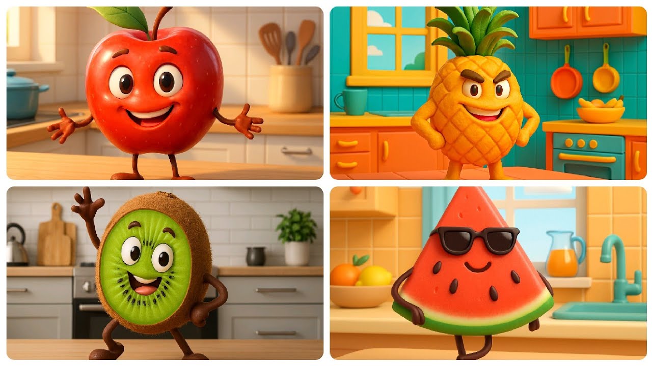 My talking Fruits | Fun & Healthy AI Video
