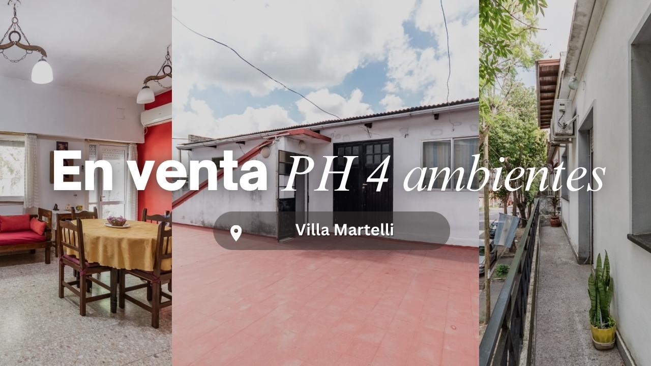 Venta PH sin expensas con terraza y balcón