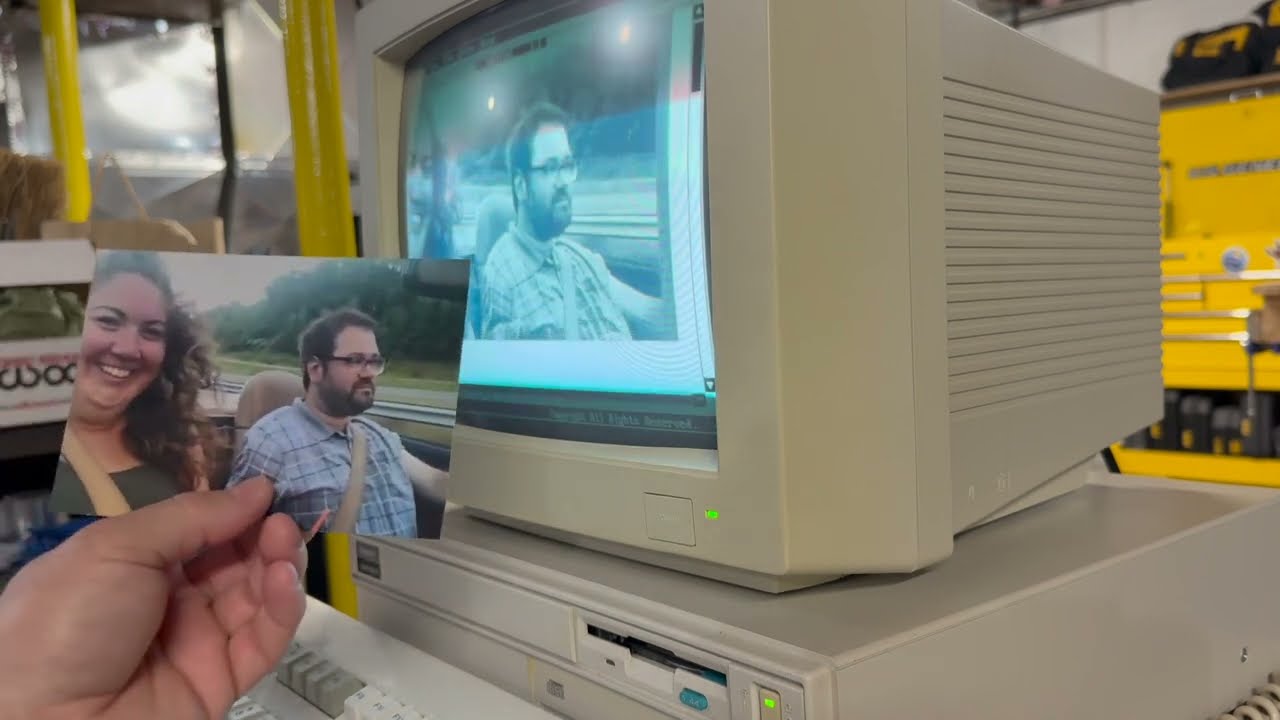 Ручной сканер Mustek на базе Tandy 2500 XL/2