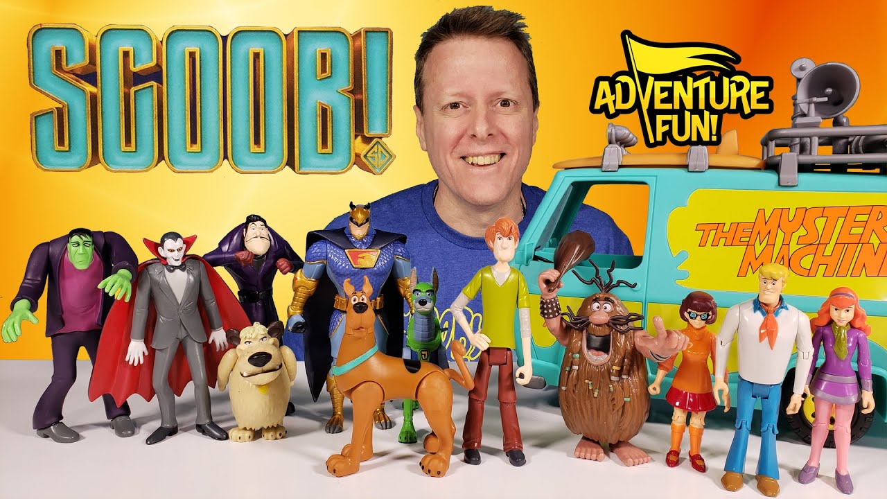 SCOOB Official Movie Trailer Action Figures! Scooby Doo Movie Figures Adventure Fun Toy Review!