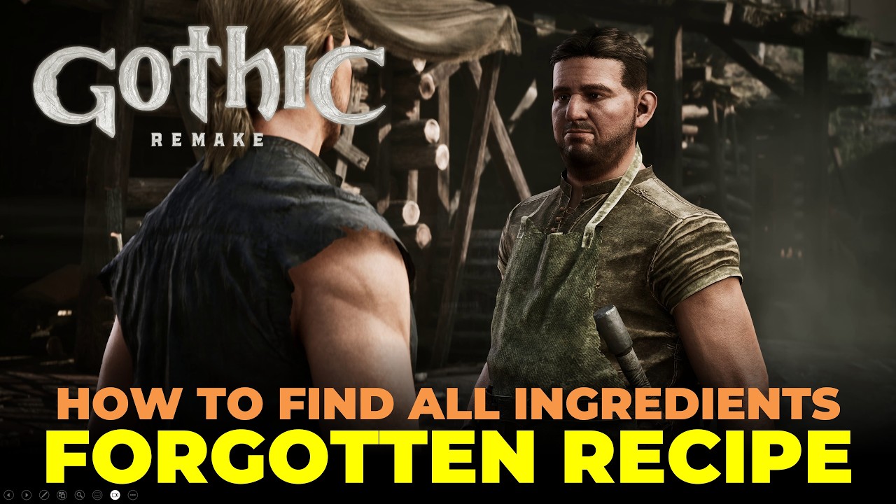 The Forgotten Recipe - How to get all Ingredients | Gothic Remake