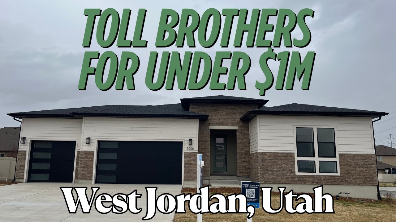 Toll Brothers Home Tour | Copperhaven |List: $969,995 | West Jordan, Utah