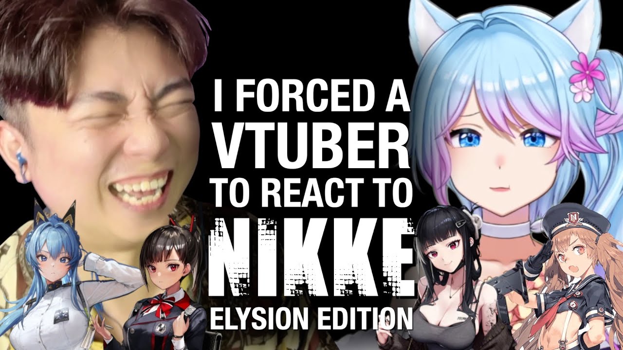 I FORCED this VTUBER to react to NIKKE (Elysion) ft. @kumomorin