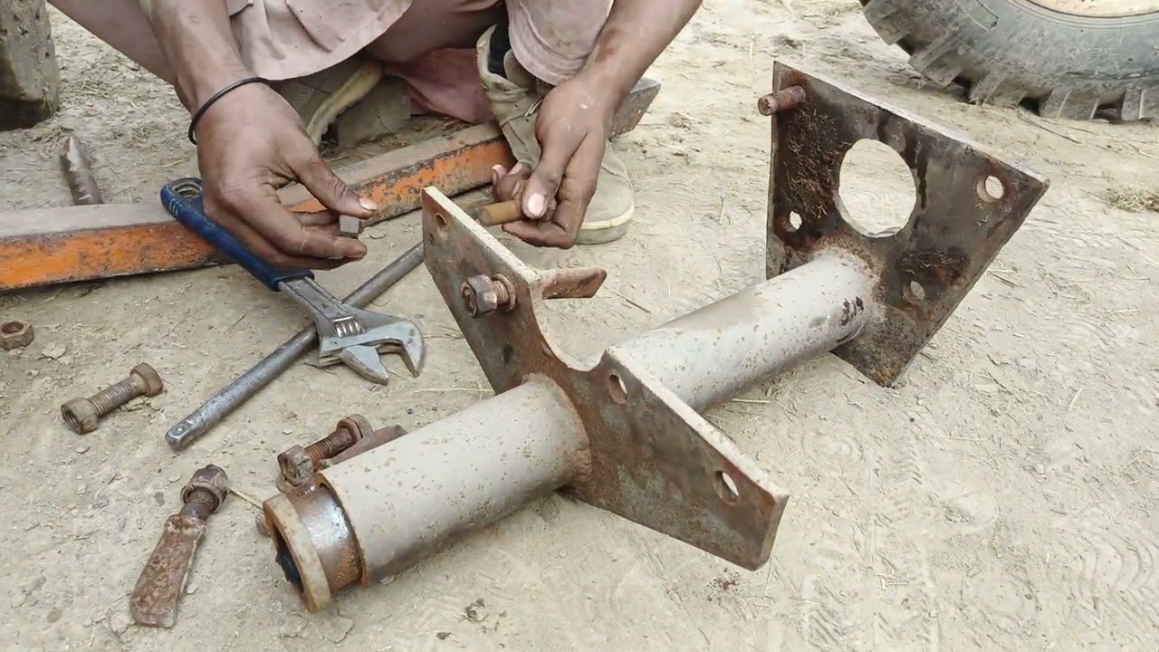 مشین کی بیک اسمبلی کا کام بھٹی ایگرو کبولا