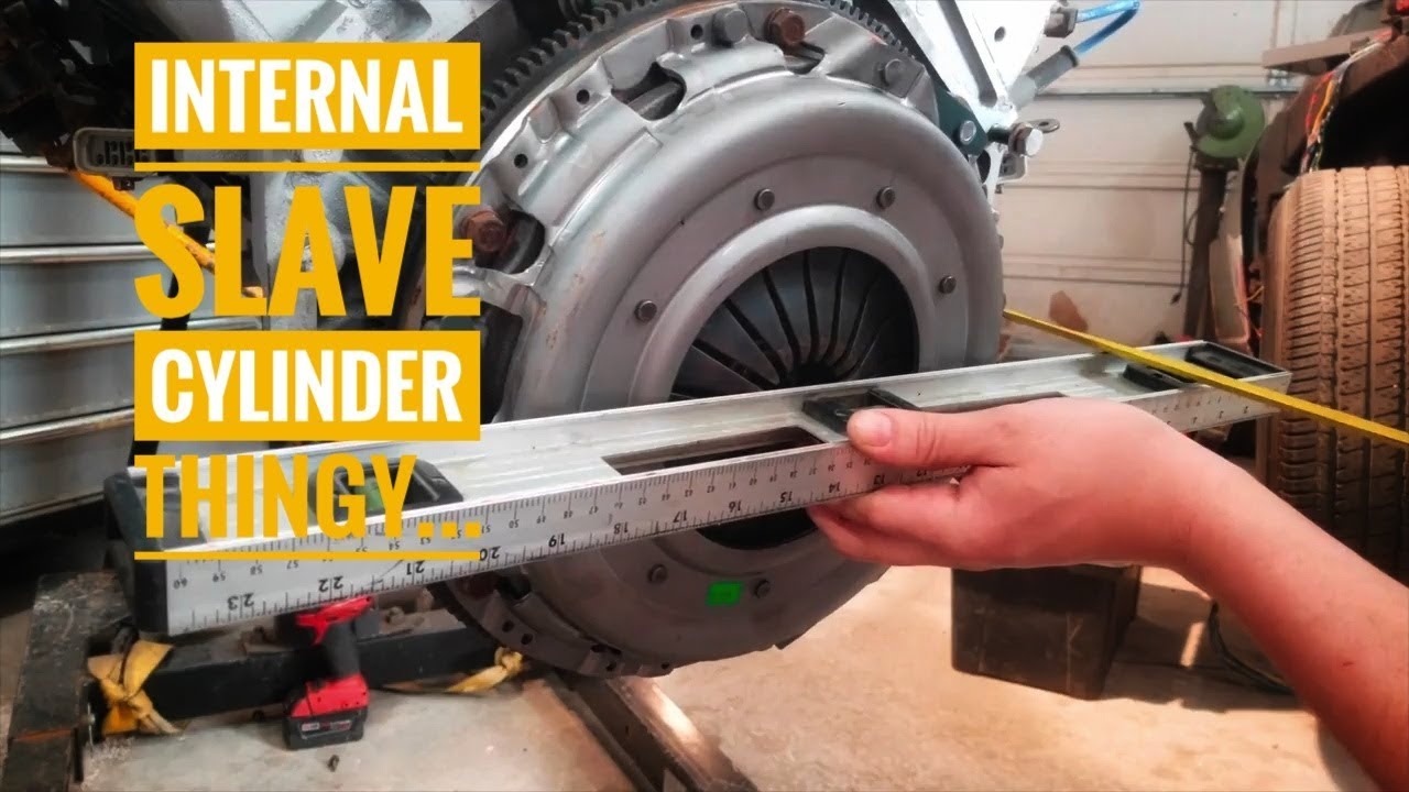 Gm 4 speed internal slave cylinder install (mistakes were made)