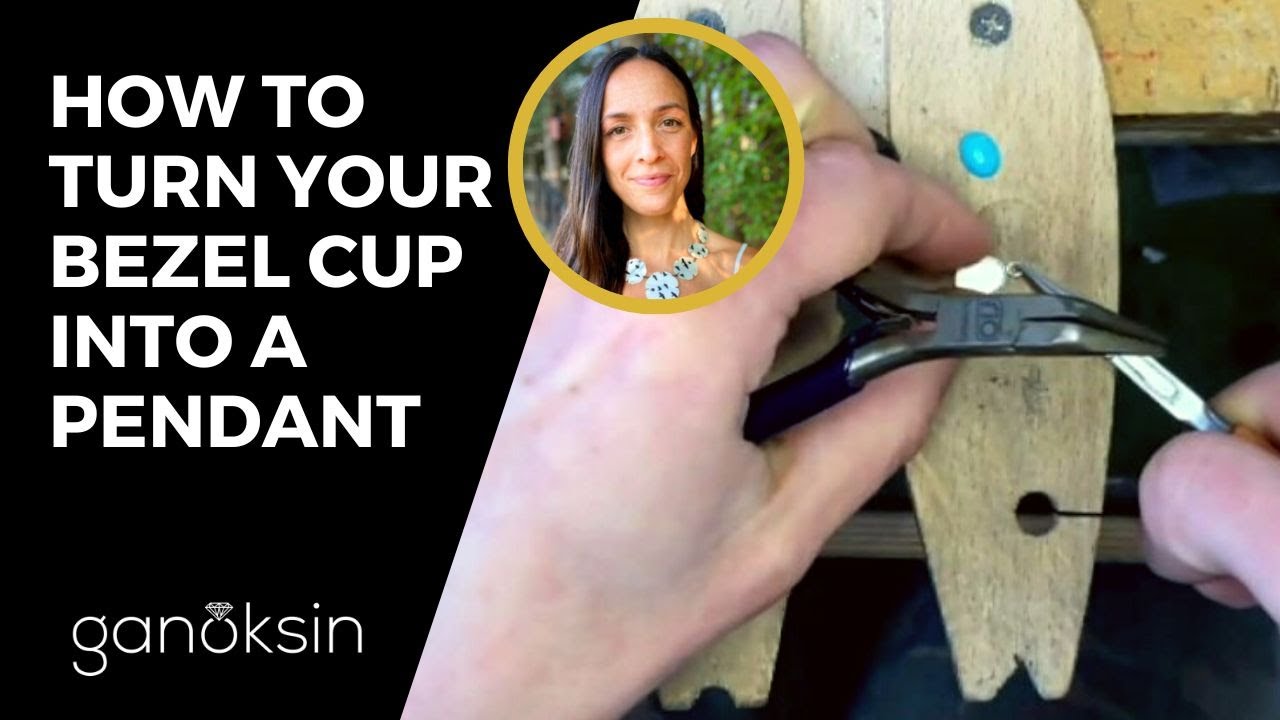 Turn Your Bezel Cup Into a Pendant | Ganoksin [PREVIEW VIDEO]