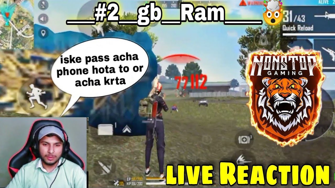 @NonstopGaming_ reaction on my video 1 vs 4 #nonstopgaming rank gameplay